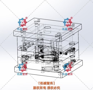 077-模具-固定工程中的注塑模具设计。  xt