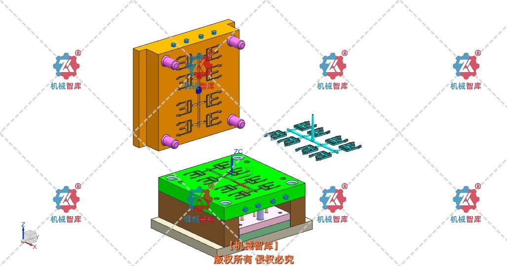 115-模具-塑料袋夹模具   step