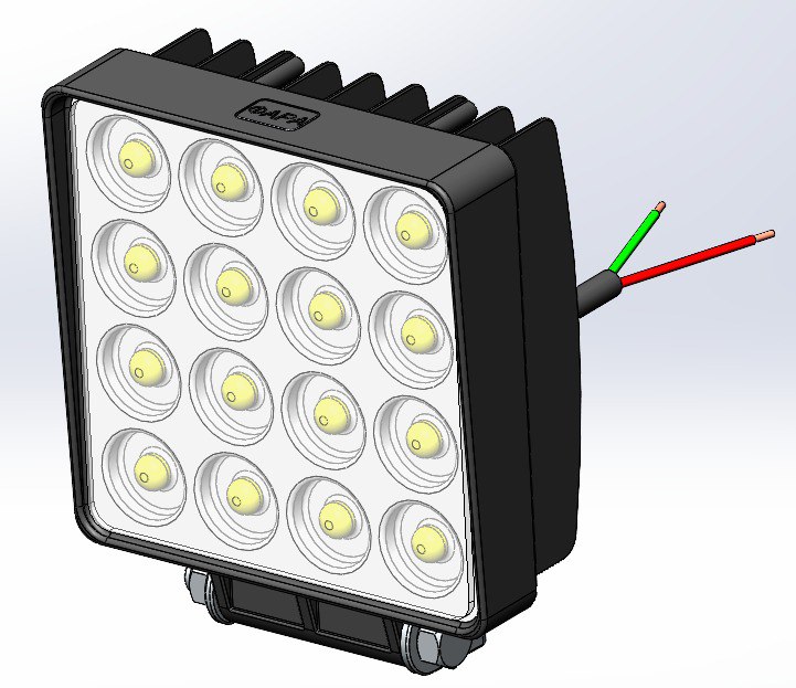 LED 头灯 48W AutoSide AS-48_SQ_F-3E(LED 泛光灯)