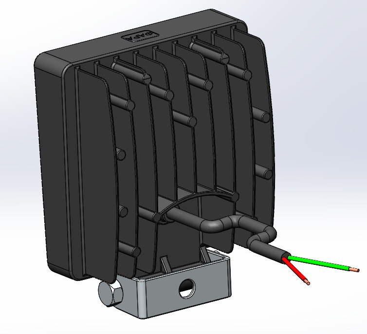 LED 头灯 48W AutoSide AS-48_SQ_F-3E(LED 泛光灯)