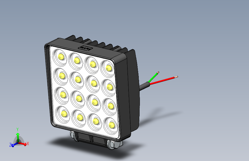 LED 头灯 48W AutoSide AS-48_SQ_F-3E（LED 泛光灯）