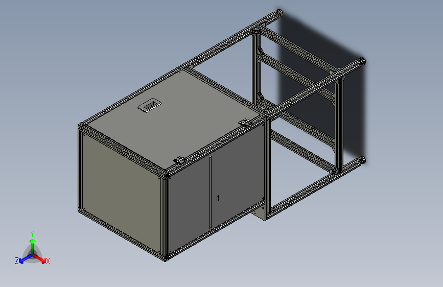 一款汽车零部件画像检设备设计模型（CATIA+STP）MF