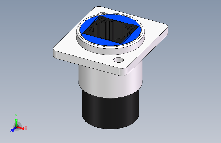 D型网口连接器