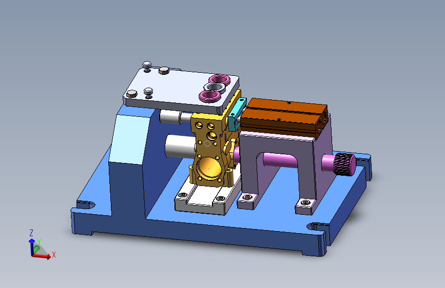 发动机缸体结构设计与工艺夹具设计+SolidWorks三维模型CAD图纸+说明书