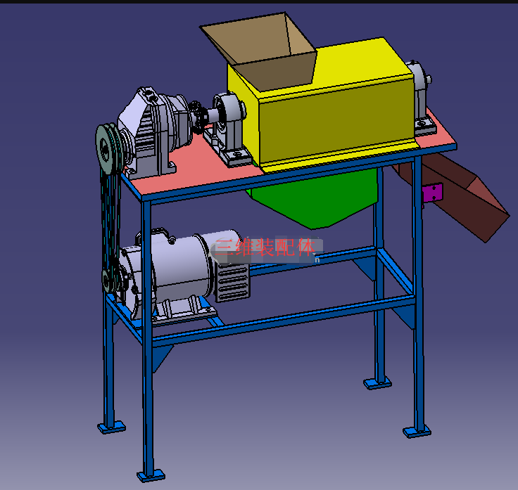 榨汁机的3d设计catia MF买