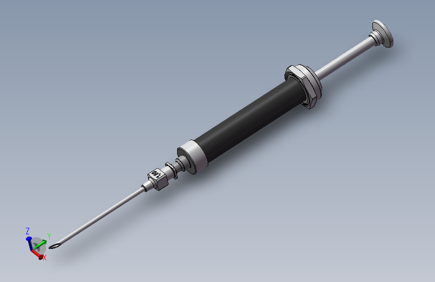 医用注射器设计模型MF