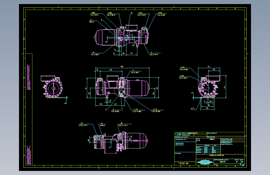 压缩机CAD