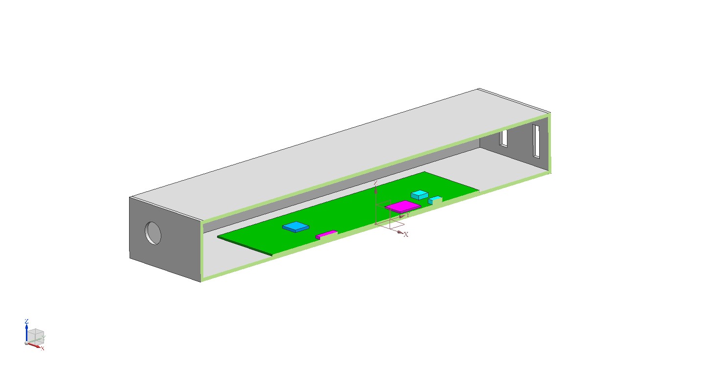 开放式机箱中的 PCB