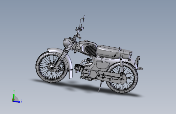 本田50cc 摩托3d STP