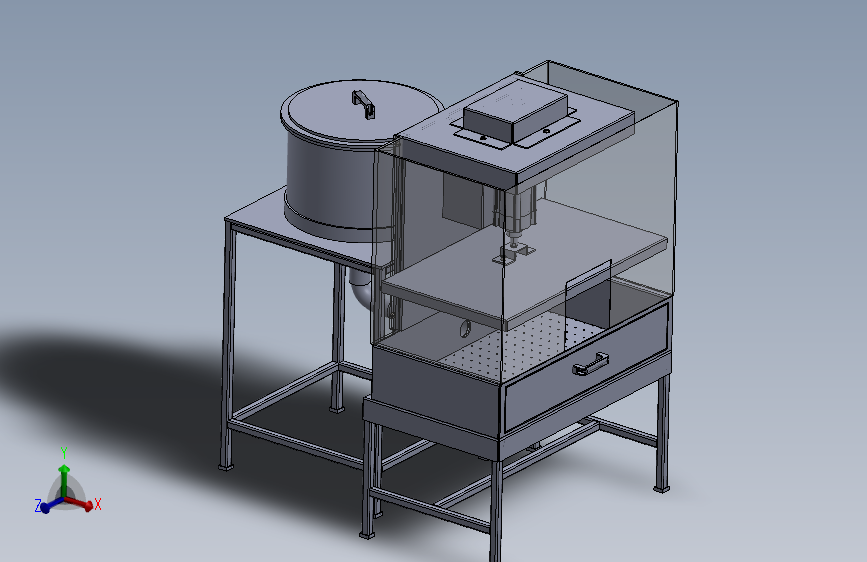 Tofu Machine豆腐机3D数模图纸 STEP格式