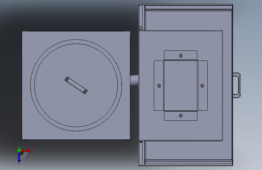 Tofu Machine豆腐机3D数模图纸 STEP格式 俯视图