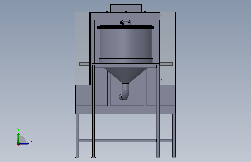 Tofu Machine豆腐机3D数模图纸 STEP格式 左侧视图