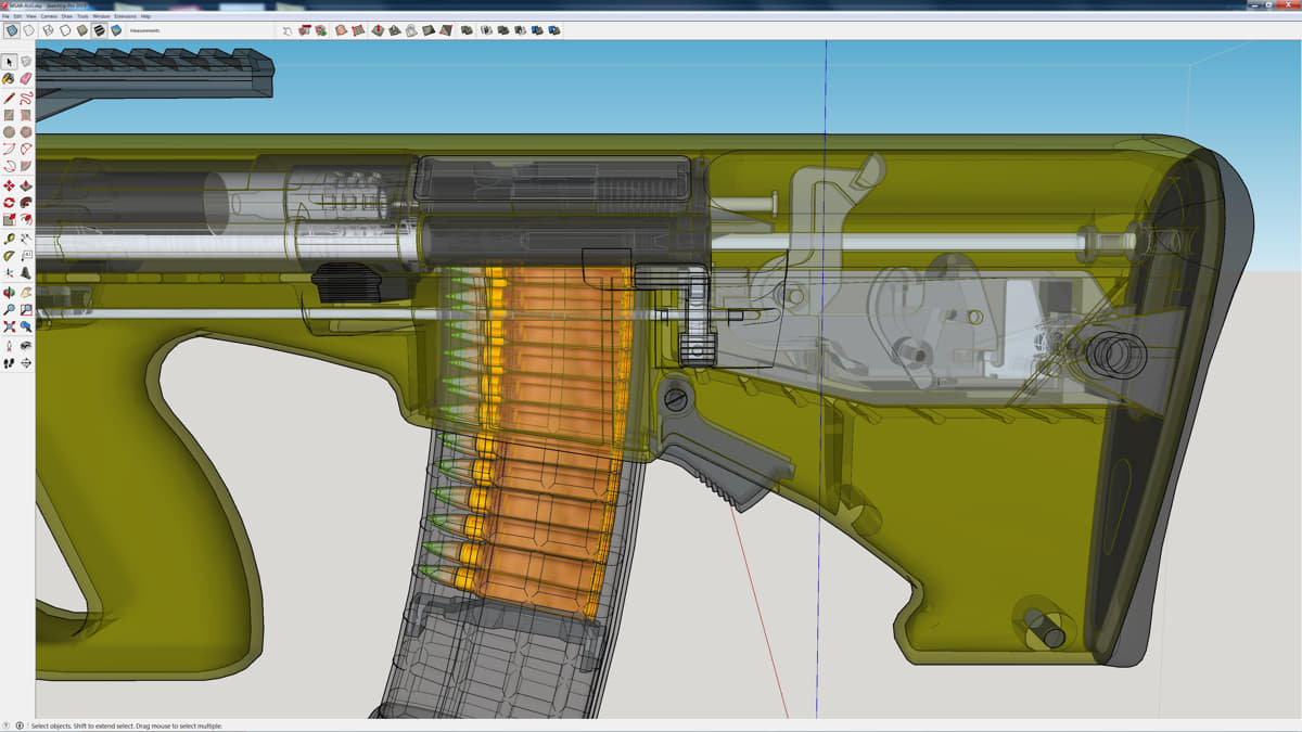 MSAR-AUG STG556 半自动步枪
