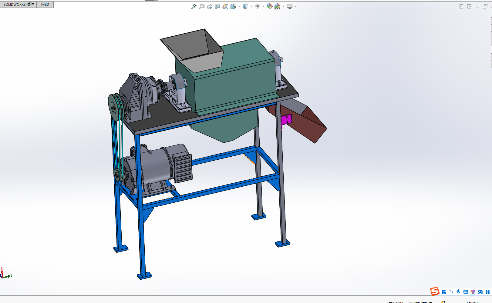 螺旋式榨汁机设计含三维 二维 说明书