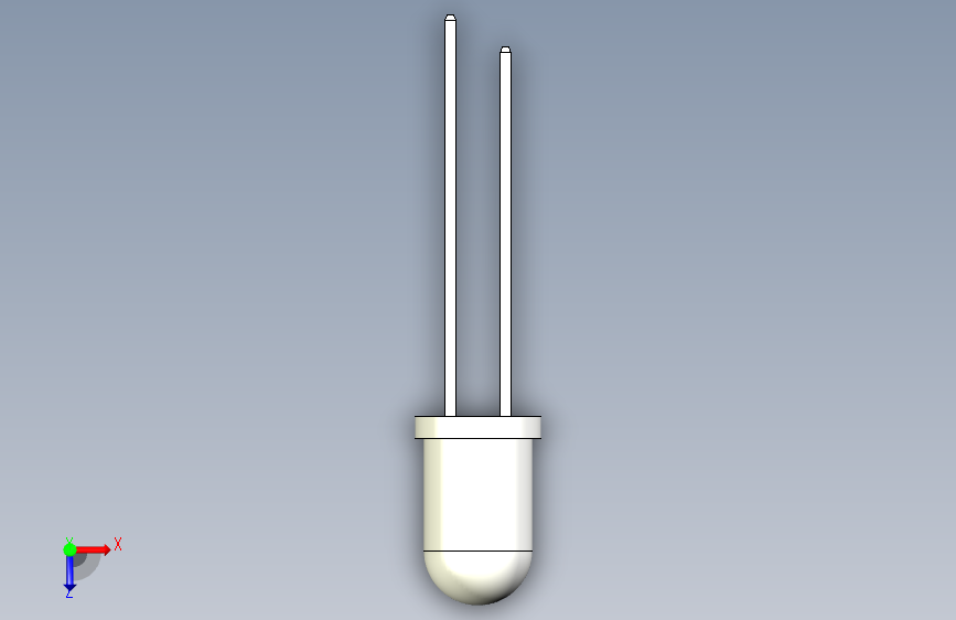 2极5mm LED二极管-STEPIGES- 俯视图