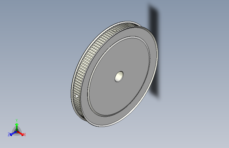 3M同步皮带轮带轮和无轴帽-STEPIGES-FreeCAD