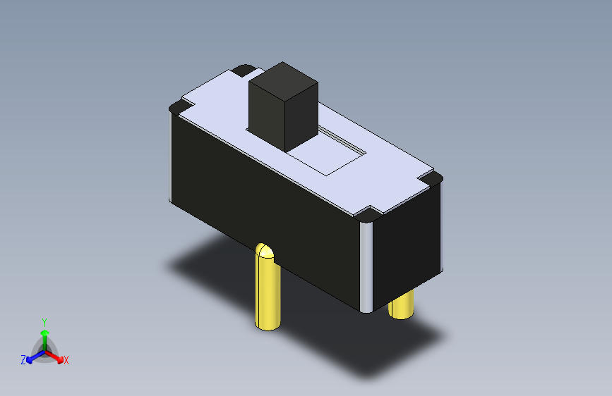 3脚通孔3.3x9mm双刀双掷滑动开关SSSS2 Serie-STEPIGES-