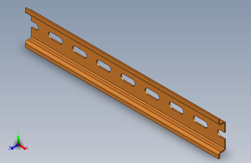 200mm DIN标准安装钥匙轨道-STEPIGES-