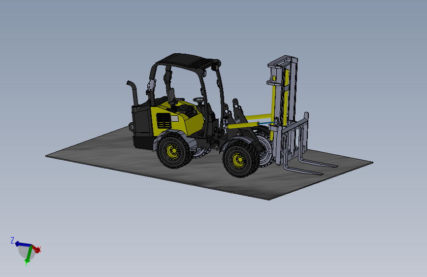 2022版 SolidworksRE50堆高车-SW-