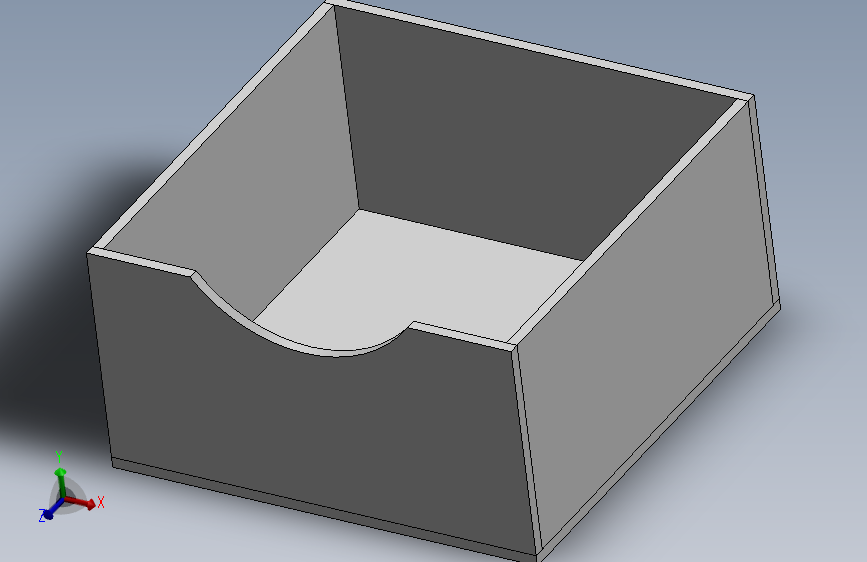 2024版Solidworks软件木制抽屉箱-SW-Parasolid