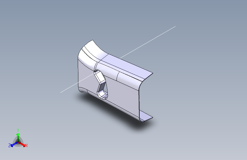 C柱覆盖板-CATIA-