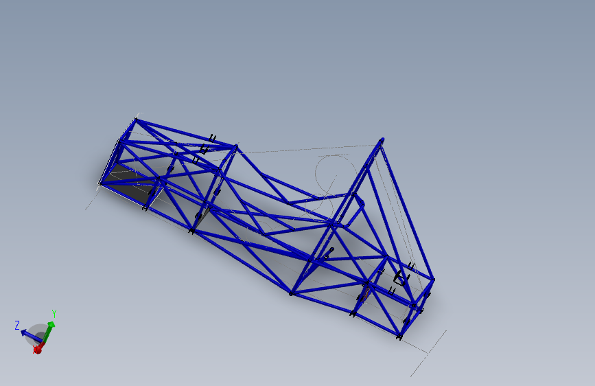 Formula SAE赛车底盘模型-SW-