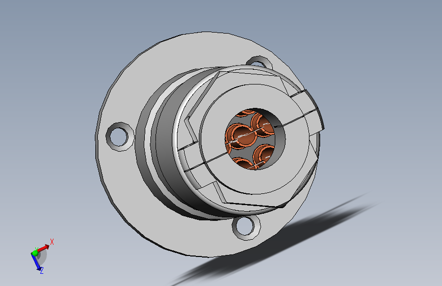 GX25-9 M25 25mm 9针法兰连接器-SW-STEPIGES