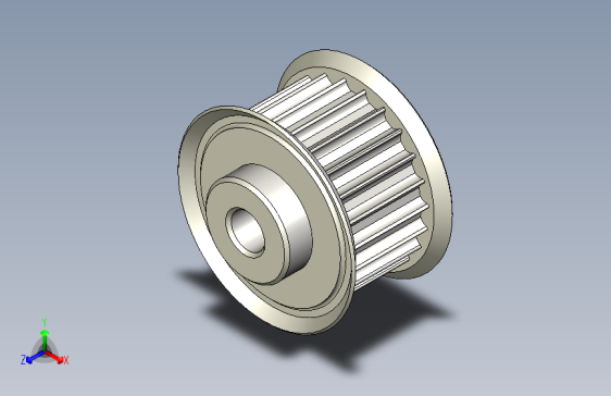 Inventor教程中的定时皮带轮-Autodesk Inventor-