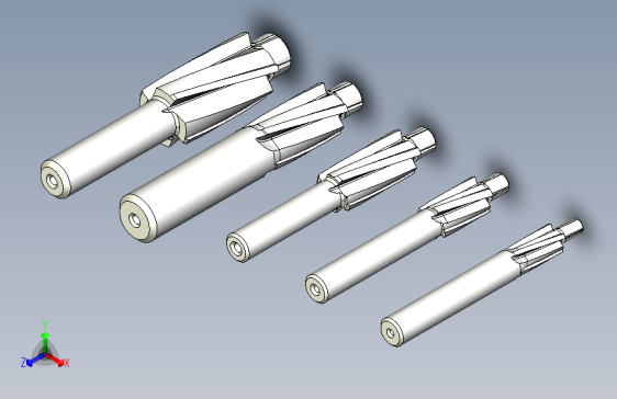 M3-M8尺寸的安装孔钻头套装-STEPIGES-FreeCAD
