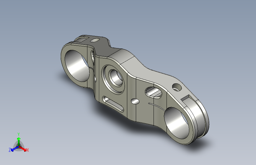 NX软件设计的三叉钳设计-PTC Creo Elements-