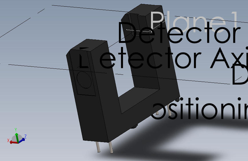 Sharp GP1A52GP1A57和GP1S094槽式检测器的Solidworks和STEP文件-STEPIGES-SW