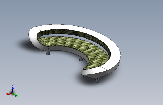 SolidWorks创建的3D Canapé--SW