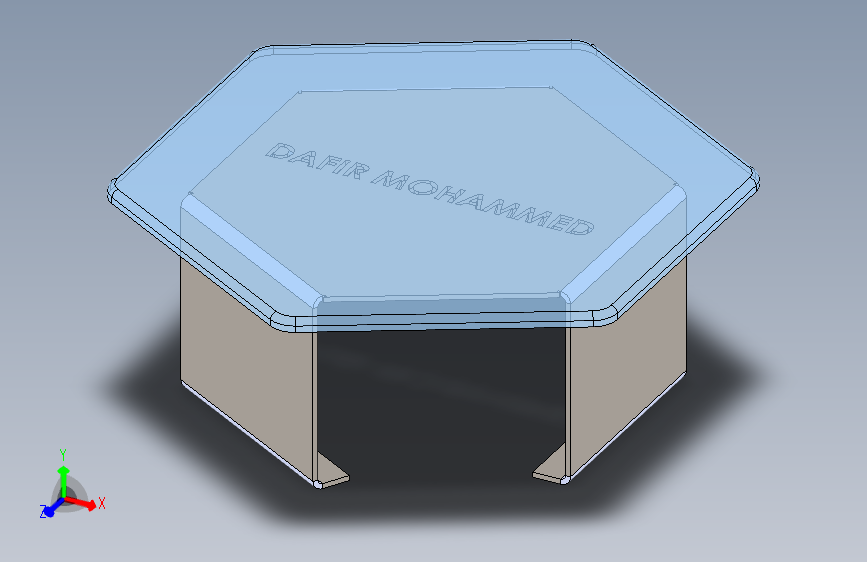 SolidWorks创建的金属桌--SW