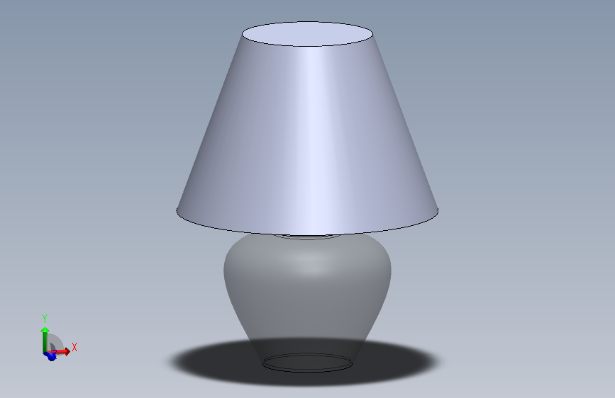 SolidWorks灯具装配模型--STEPIGES