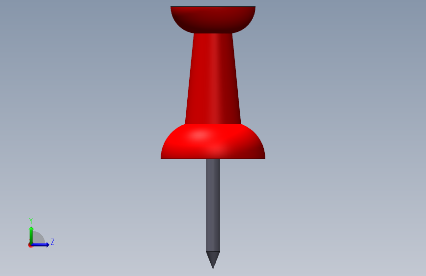 SolidWorks软件设计Pin连接-SW-3D Manufacturing Format 左侧视图