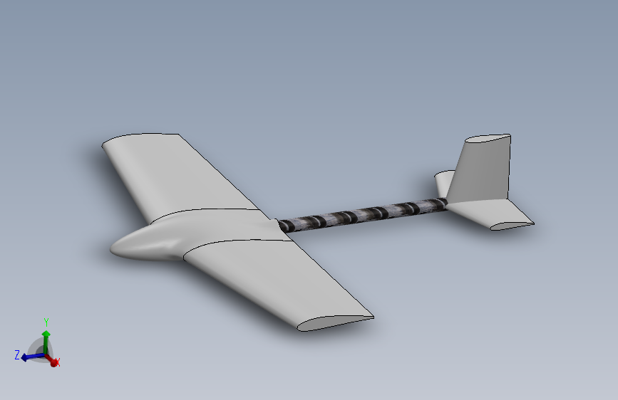 Solidworks设计的RC飞机-SW-