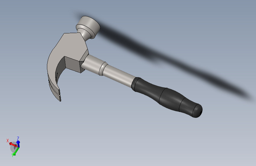 SolidWorks设计的锤子模型-SW-