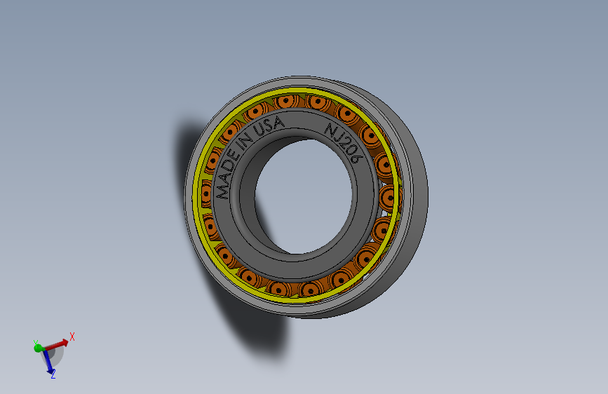 SolidWorks设计的滚子轴承--SW