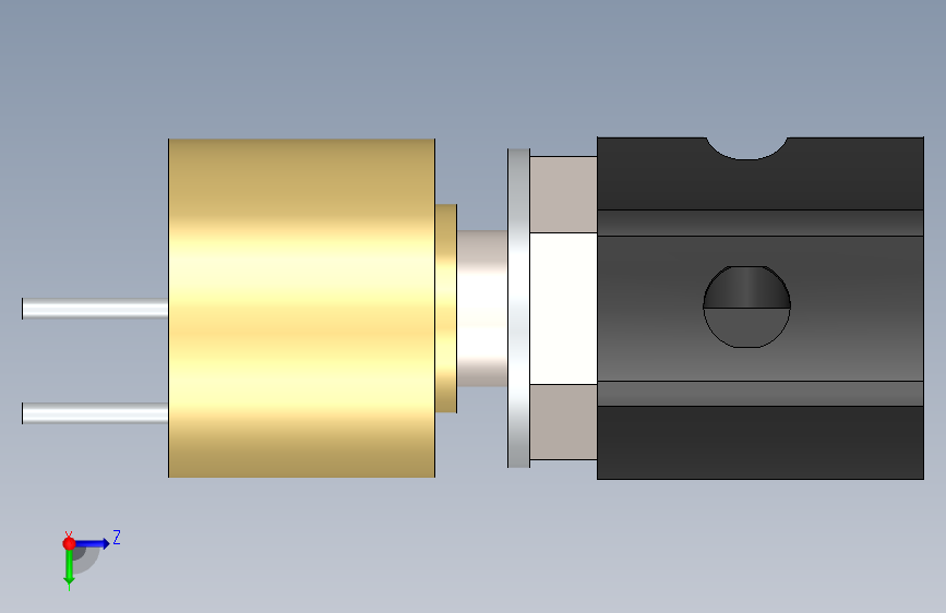 SolidWorks设计的迷你电位器-SW-STEPIGES