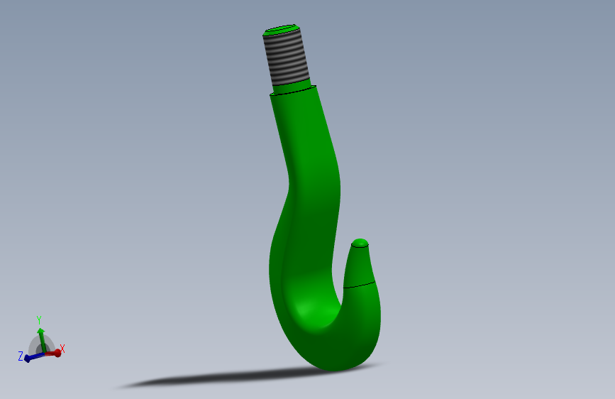 SolidWorks设计的起重钩-SW-