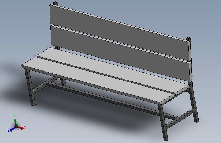 SolidWorks设计的长凳--Snagit