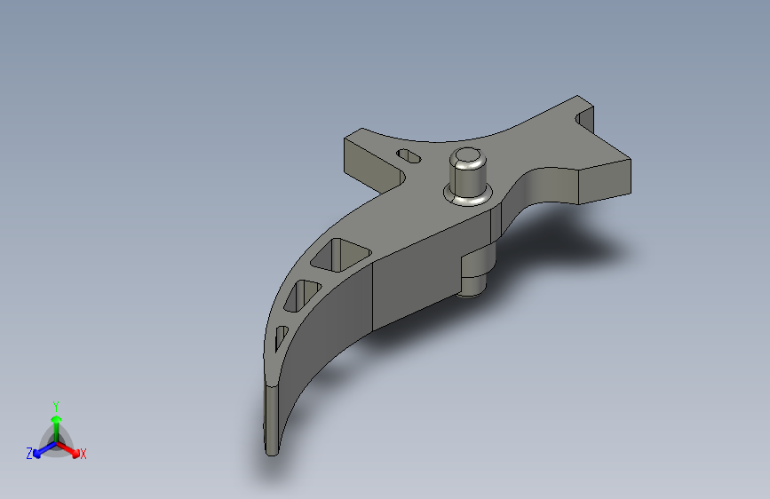 V2气动步枪变速箱扳机-STEPIGES-STL