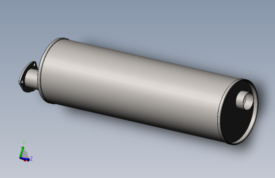 Valdai G-33106汽车消音器-Parasolid-SW