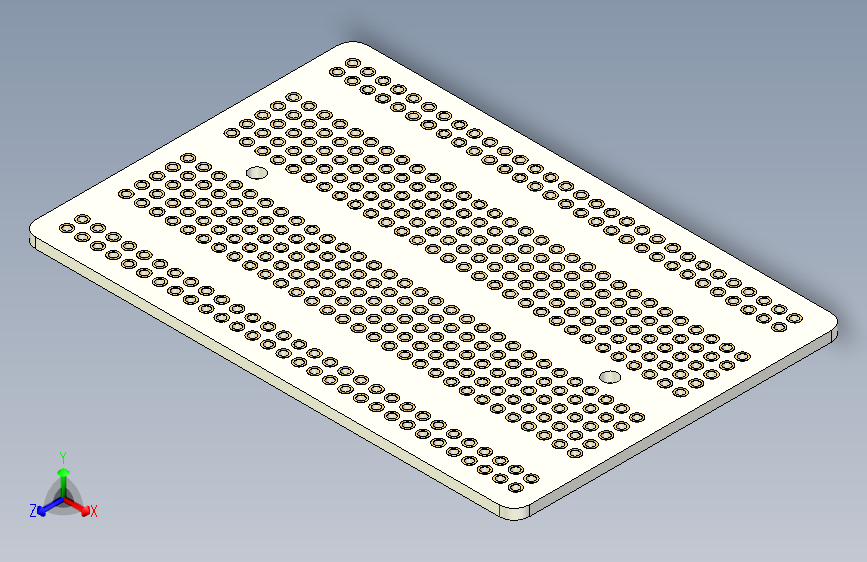 白色实验PCB板-STEPIGES-Fusion 360
