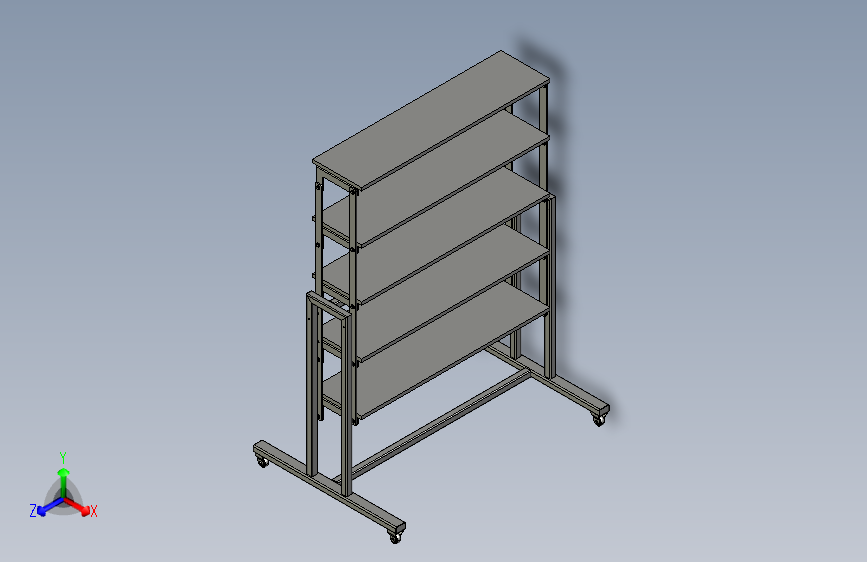 逼真的货架桌3D模型-STEPIGES-