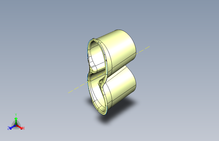 闭合式杯架-CATIA-