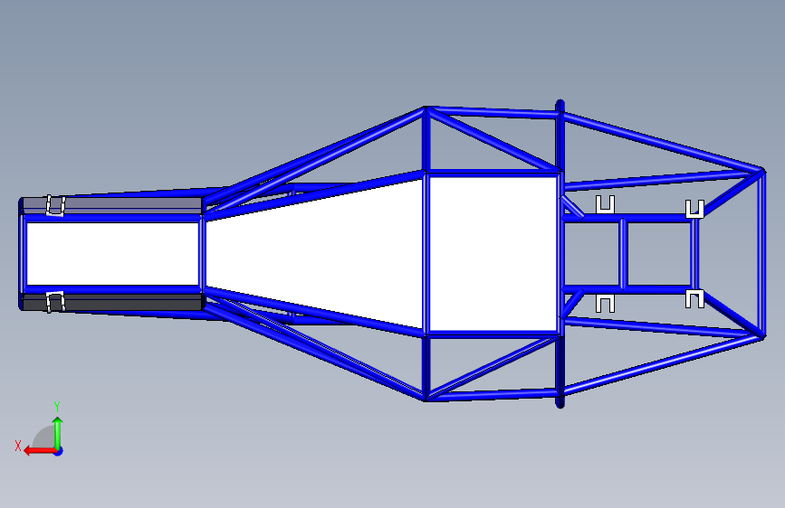 采用CATIA软件设计的正式汽车-CATIA- 背面视图