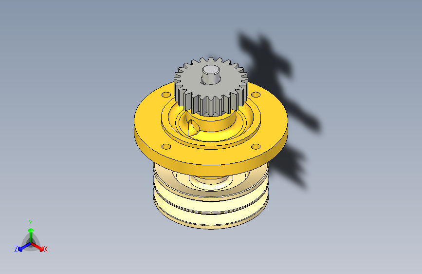 传动的皮带系统-Autodesk Inventor-