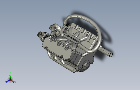 带3D技术的汽车发动机模型-STEPIGES-Other
