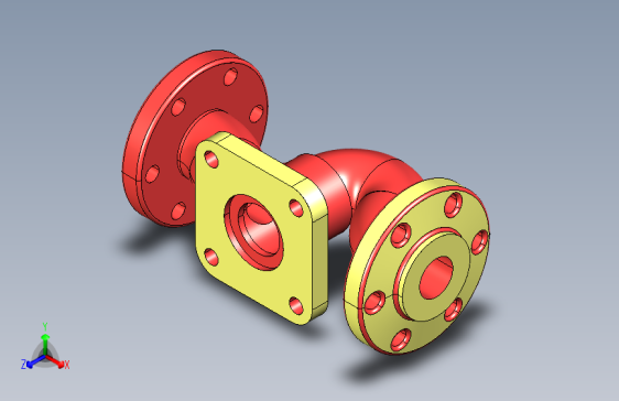 带材料负载的Solidworks阀门建模-STEPIGES-
